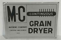 SST M-C Grain Dryer Sign