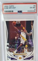 2004 Topps #8, Kobe Bryant (EX-MT, 6)