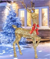2x Hyoechi Lighted Christmas Reindeer