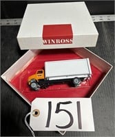 Winross Diecast Yellow Delivery Truck