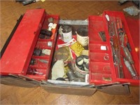 Early metal tool box