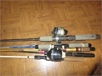 Lot of fishing rods; pick up only