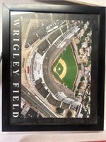 Framed print of Wrigley Field 22x18