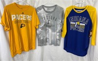 3 Pacers Tshirts- All Large