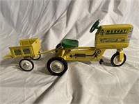 Murry pedal car with wagon