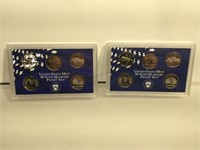 Pair of 1999 State Quarter Proof Sets