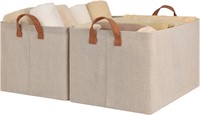 $50 Storage Baskets with Metal Frame 2-Pack