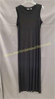 NY & Co Black Long Sleeveless Dress Sz M