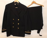 US Navy Black Uniform WWII