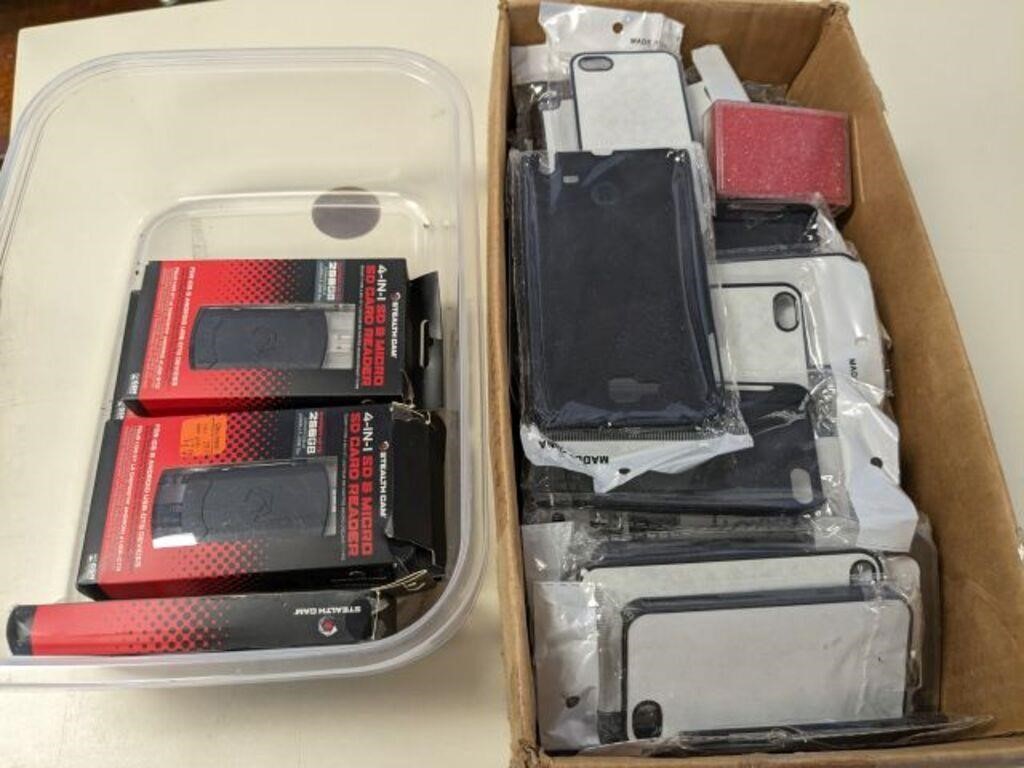 SD CARD READERS AND PHONE CASES