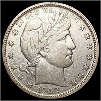 1902-O Barber Half Dollar CLOSELY UNCIRCULATED