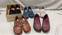Women's shoes- mostly Clark's