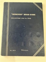 54 Mercury Dimes 1916-1945 Album