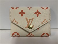 Small Wallet Marked Louis Vuitton, Cream