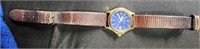 L.L. Bean bronze tone with blue dial mens watch