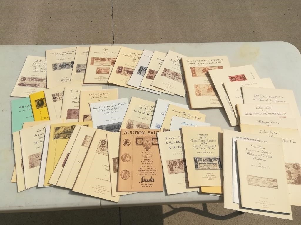 (40+) Coin & Currency Pamphlets