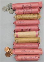 1940s & More Rolled Pennies: Face value $4.90