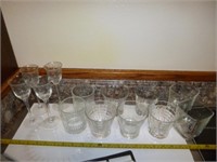 Glass & Crystal Bar Ware Selection