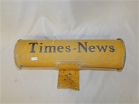 Vintage Times News Paper Delivery Box