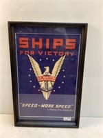 SHIPS for Victiory Framed Print