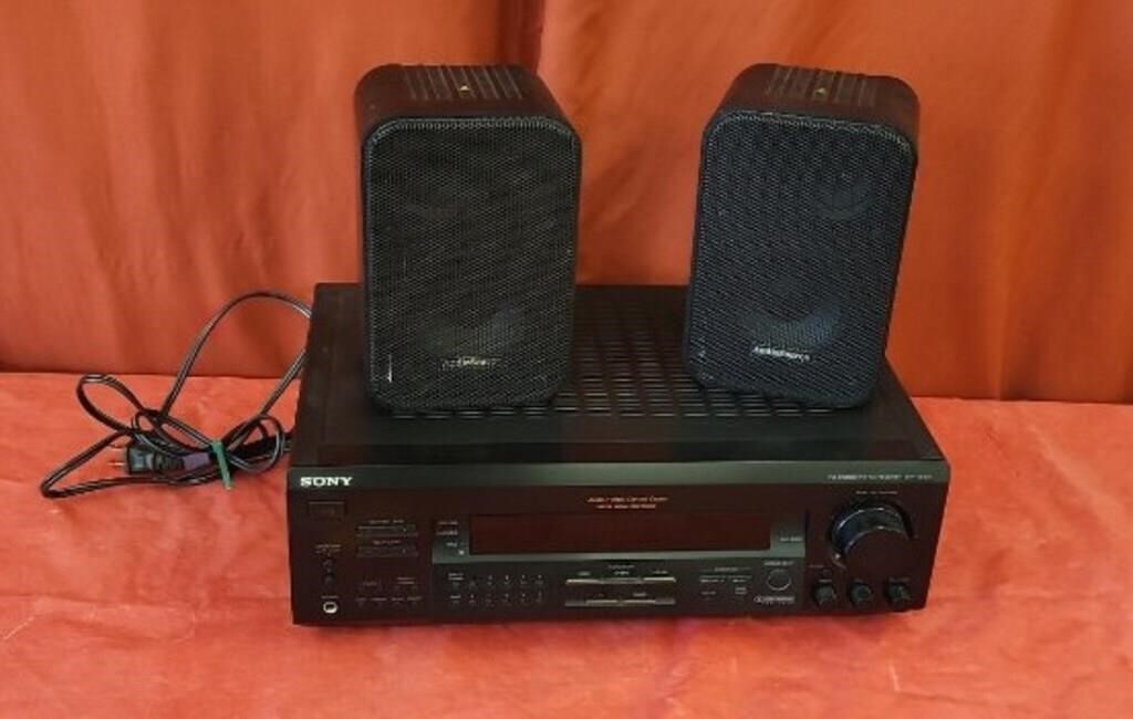 Sony Stereo and Audio Source Speaker. Turns On!