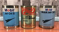 Mobil Jet Oil, Conoco tins