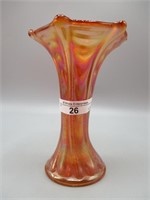 Imp. 5.25" mari. Thin Rib & Drape flared vase