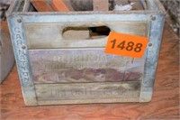 Wood & Metal Carnation Crate