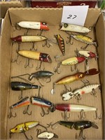 Wooden fishing lures
