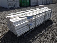 9.84'x3" White UPVC Rigid Conduit