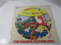 1982 SMURF SING-A-LONG PICTURE DISC RECORD