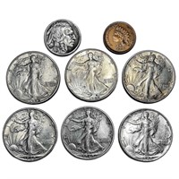 [8] 1907-1942 Varied US Coinage