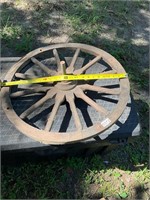 Spoked wooden wheel - light weight