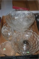 Bl of Dishes Punch Bowl/ Serving Dishes