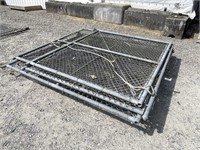 Assorted Chain Link Fencing Gates