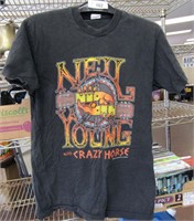 Neil Young Crazy Horse T Shirt Sz Large