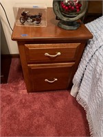 Two Drawer Nightstand/Cabinet