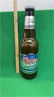 Vintage Coors light bottle/ bank