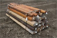 Bundle of Assorted Milled & Peeled Logs, Approx 6-