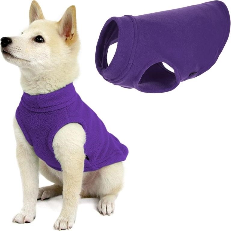 SMALL - Gooby Stretch Fleece Vest Dog Sweater - Vi