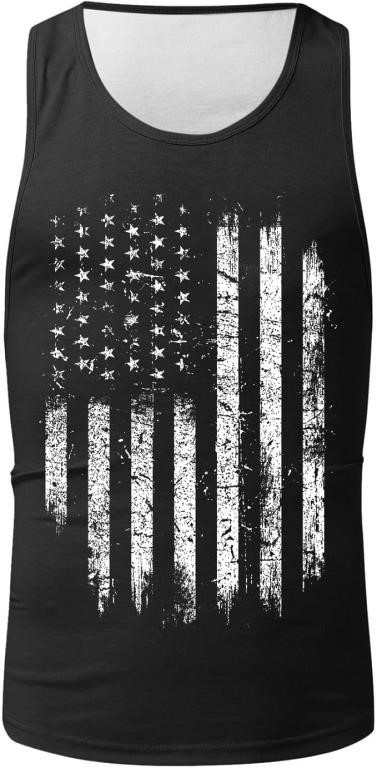 SMALL - Men's Independence Day Printed Sports Tank
