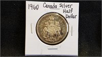 1960 Canada Silver Half Dollar