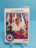 OF)  Eric Lindros rookie card