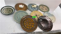 Assorted plates 11in & Fine Bone China snail dish