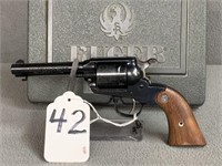 42. Ruger New Bearcat .22LR Box, Engraved Cyl,
