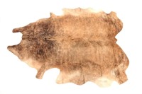 Natural Light Brown Brindle Premium Cowhide