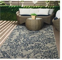 Antep Rug Patio 6x9ft Outdoor/Ind Floral Area Rug