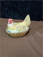 Porcelain Hen on nest