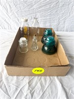 Box of Bottles and Insulators