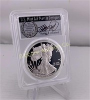 2018-W Silver Eagle PCGS PR70DCAM First Day